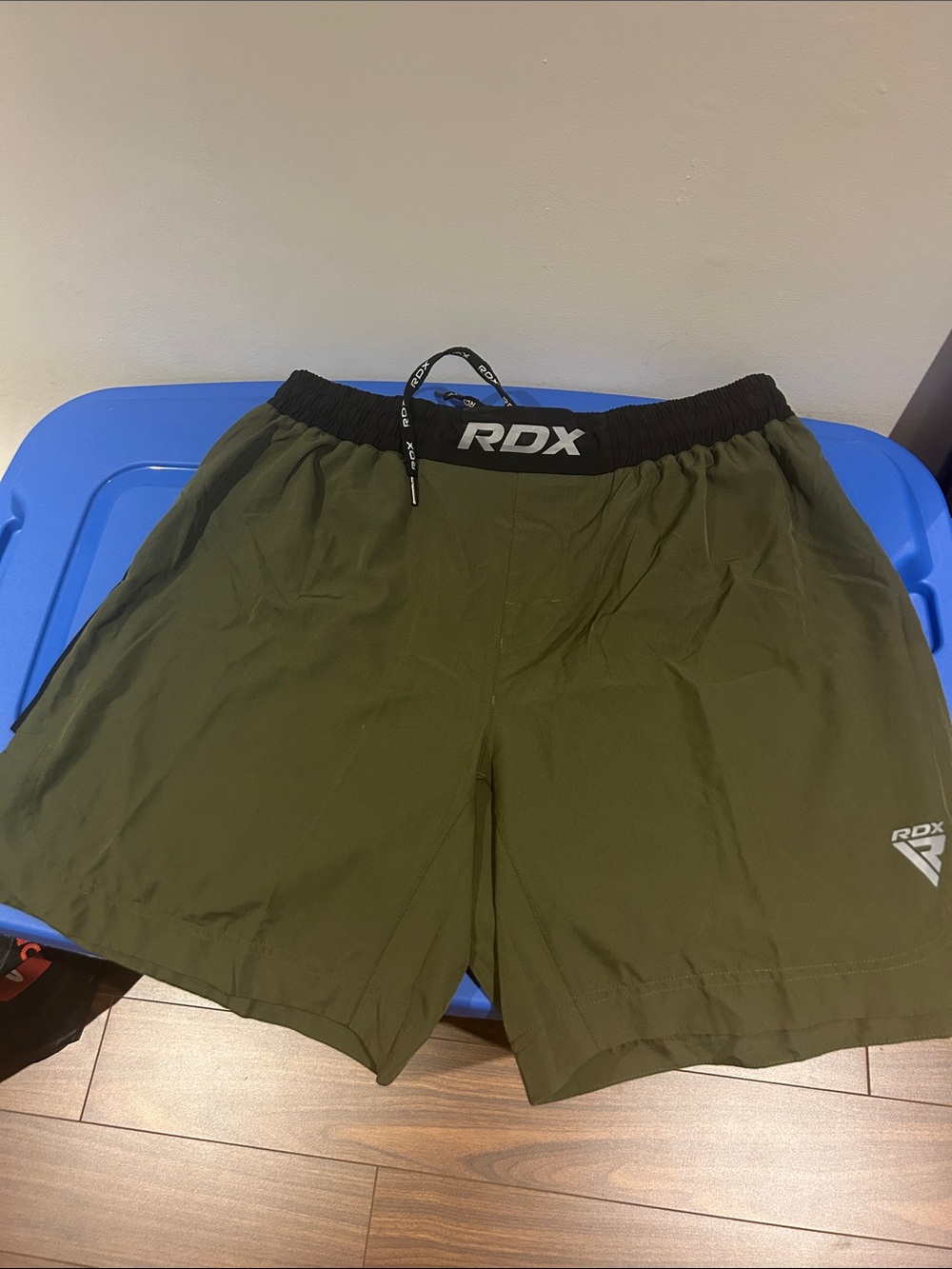 Men's Olive Green Performance Training Shorts